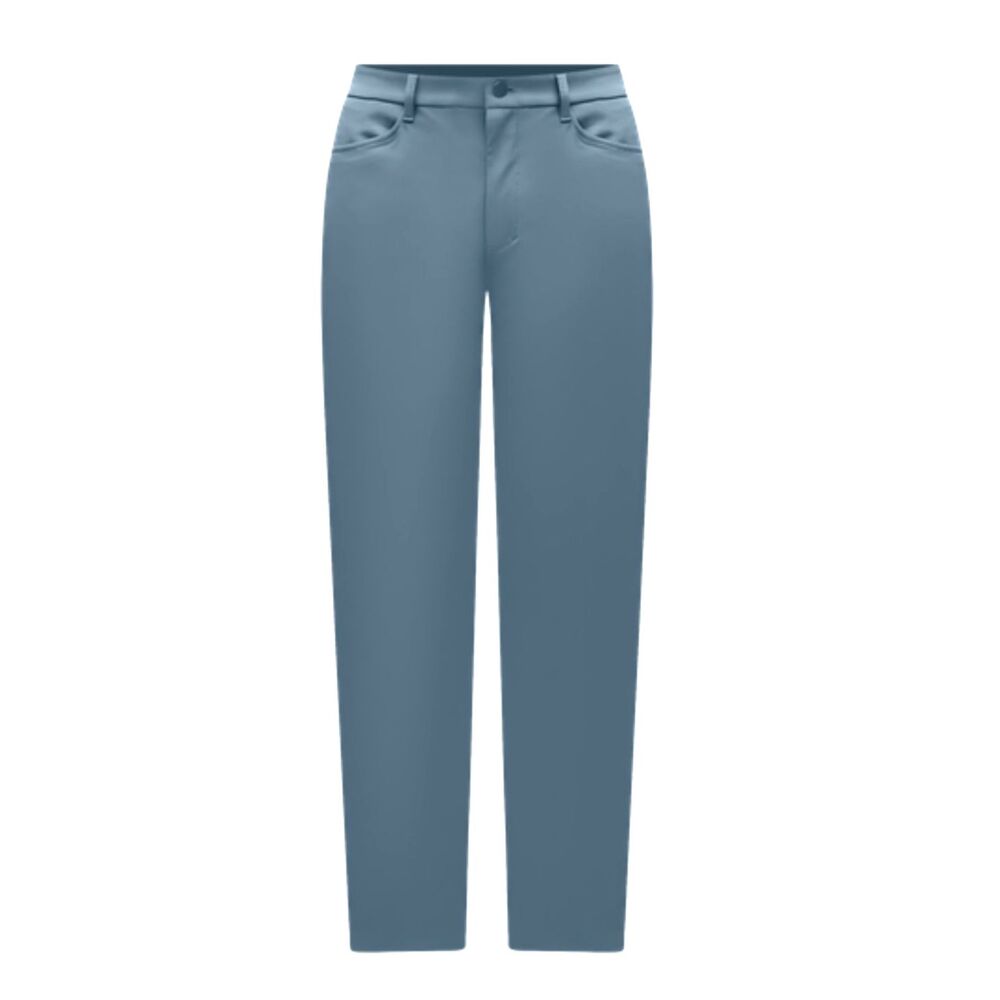 Lululemon Commission Pants Mens 31x30 Slim Fit Warpstreme Steel Blue Gray Chino
